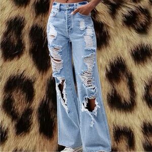 PACSUN Destroyed Denim Jean